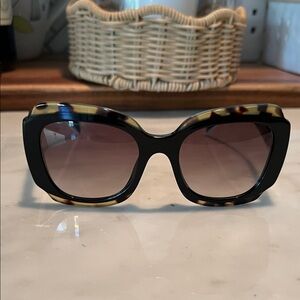 Prada Black and Tortoise Sunglasses